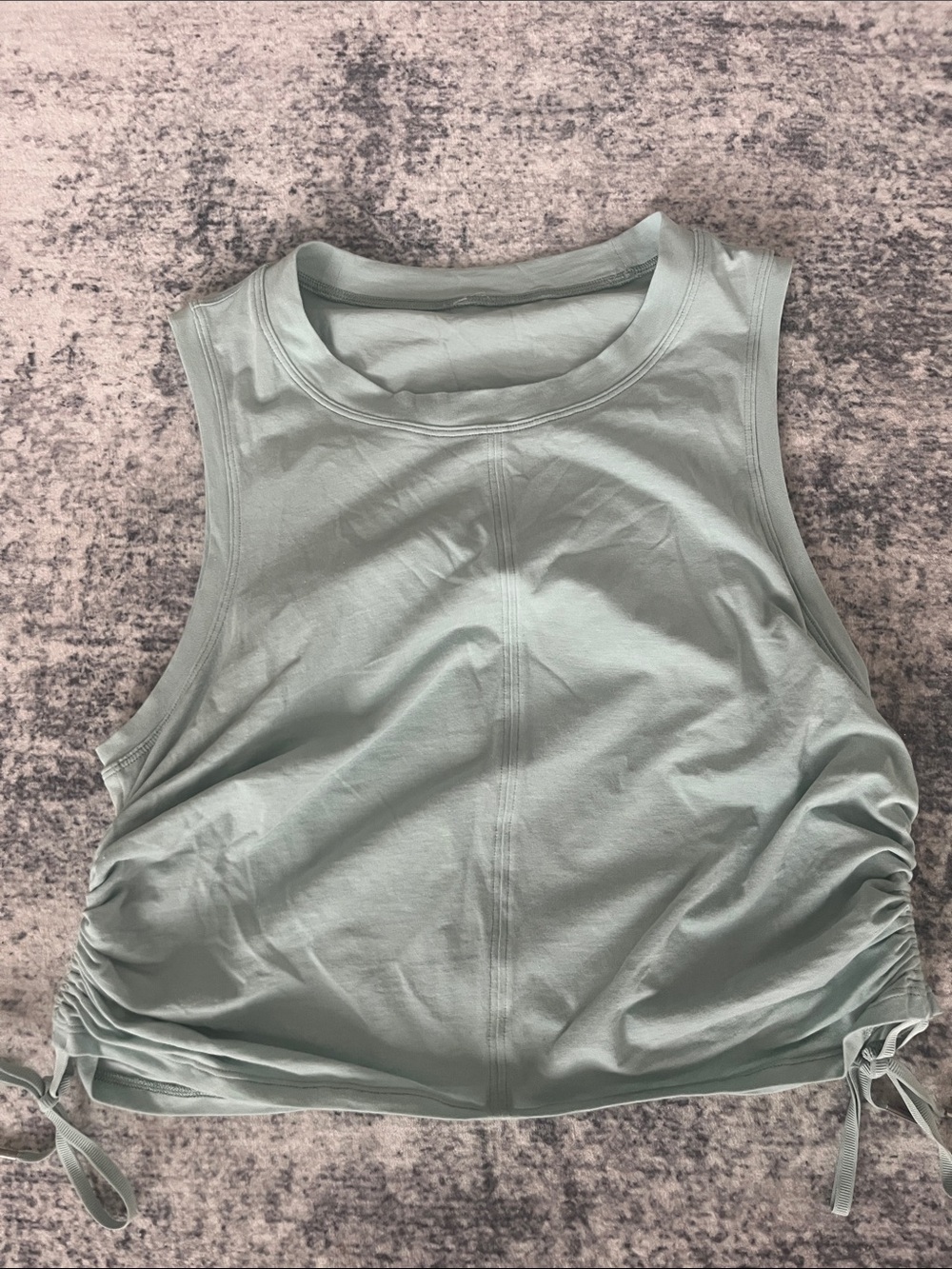 lululemon athletica Sage Green Tank Top with Side Ties